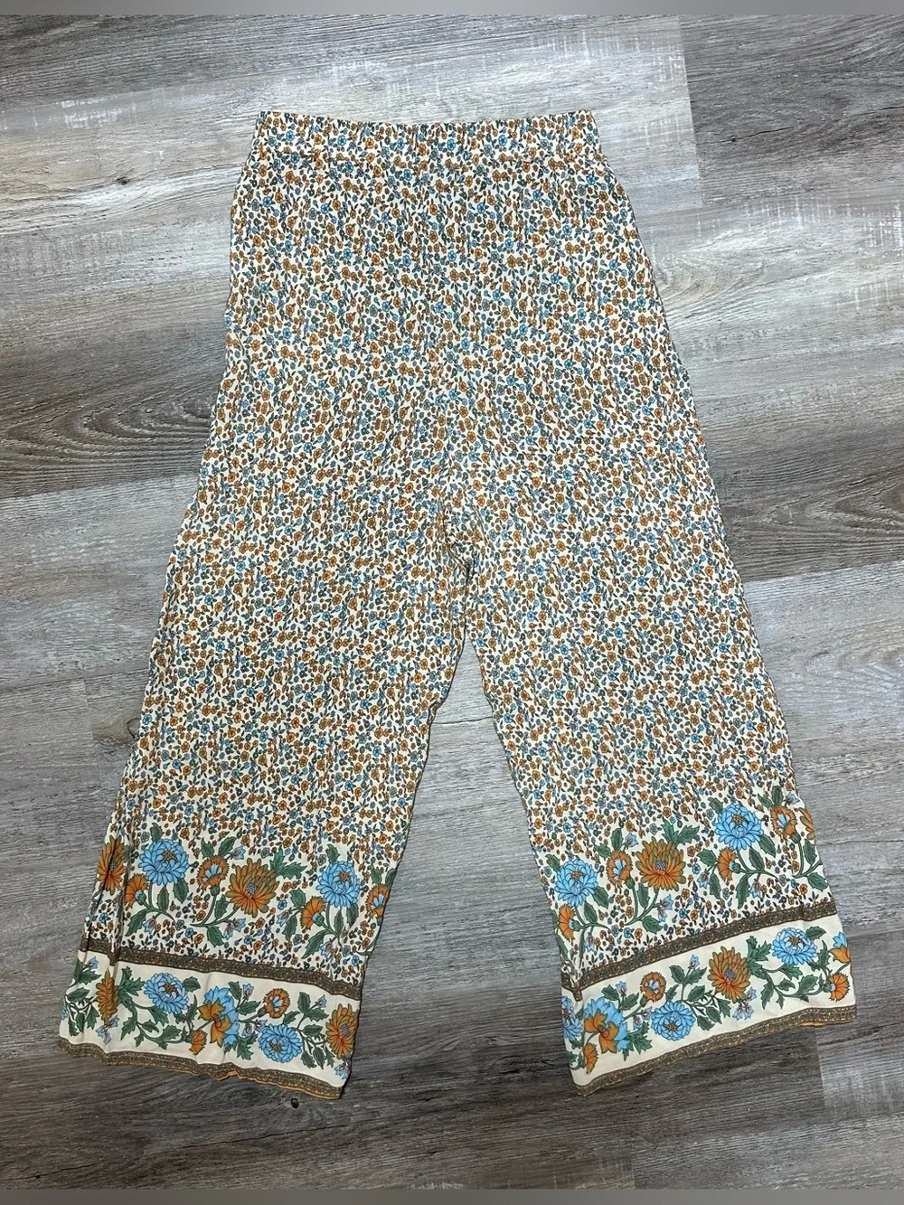 Simplee Palazzo pants Boho flowers Medium